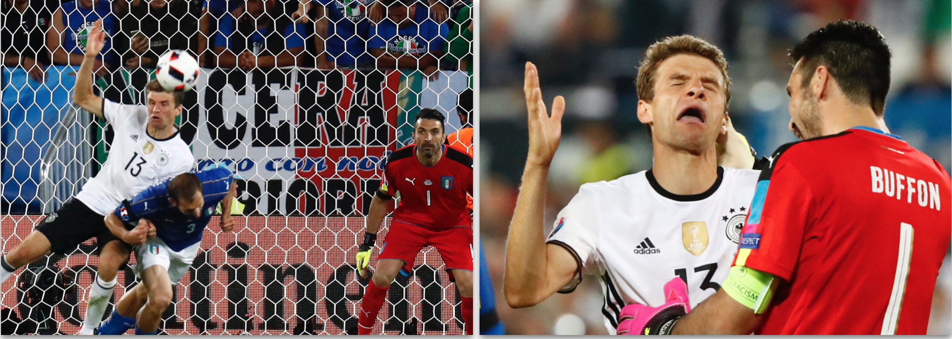 Thomas Müller, Gianluigi Buffon, Euro 2016