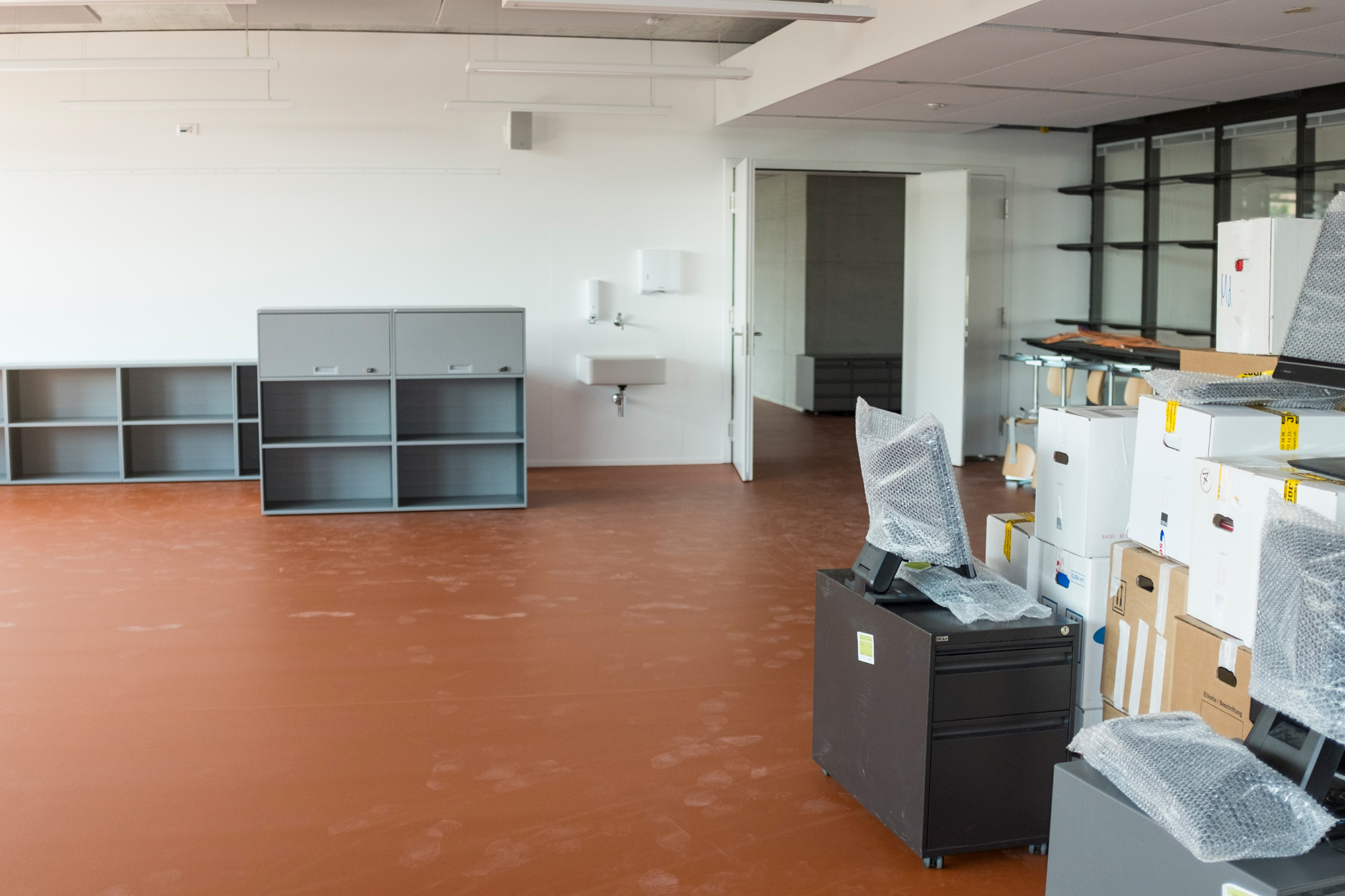 Diese «Lernlandschaft» soll ab dem neuen Schuljahr das selbständige Arbeiten fördern.