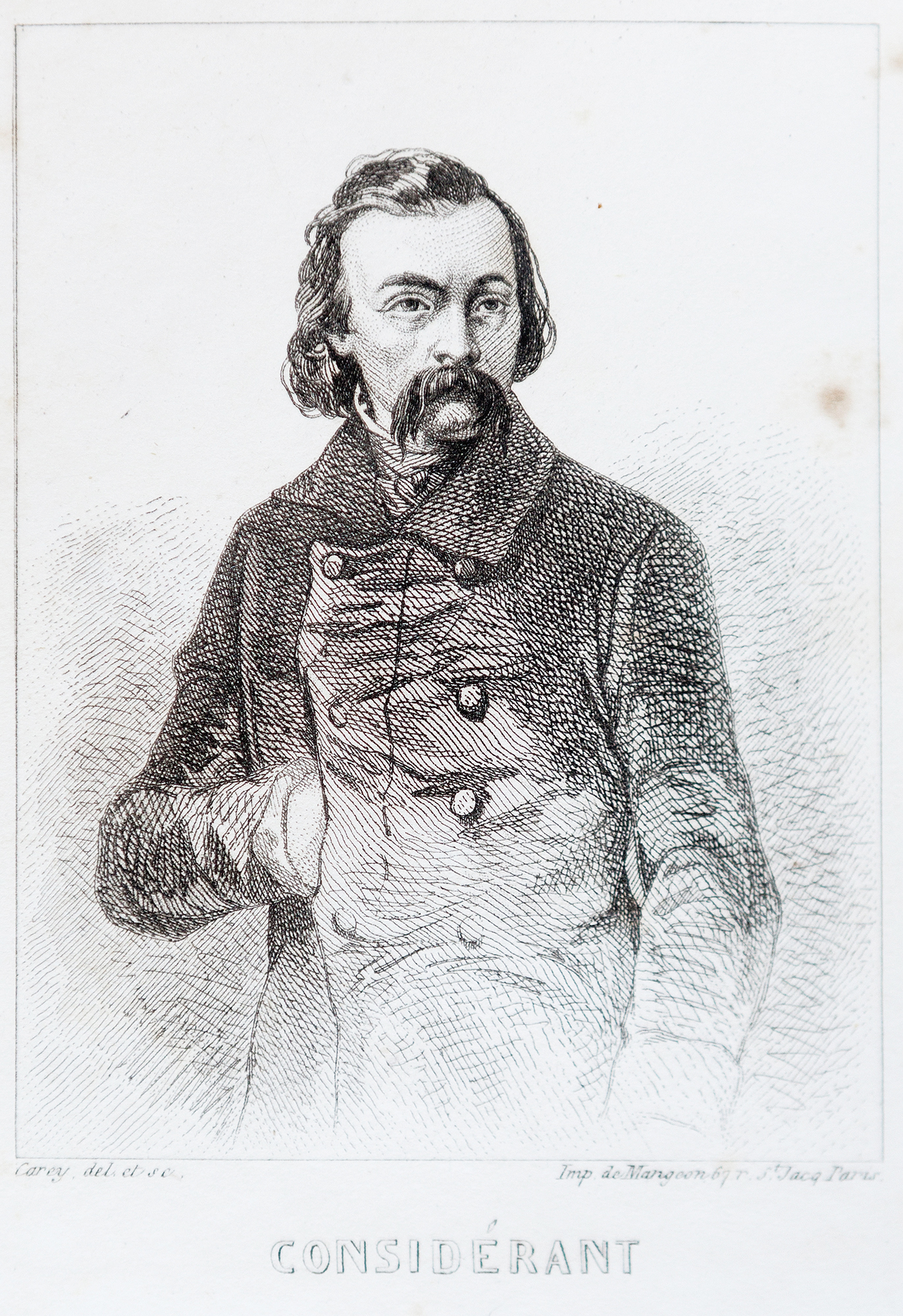 Victor Considerant: Der französische Sozialist gewann Bürkli für die Ideen von Charles Fourier.