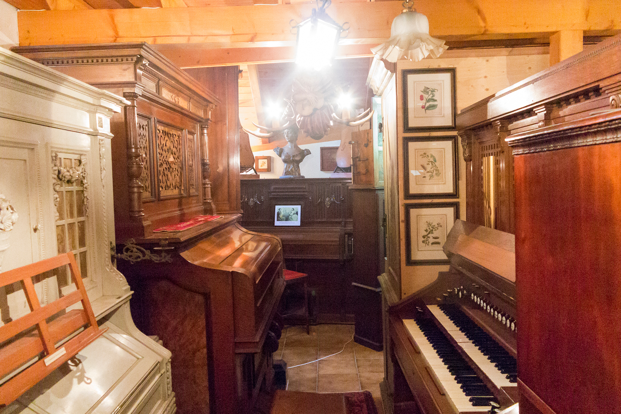 Instrumente, Bilder, Lampen – viele verschieden Sammlungen sind in diesem Museum vereint.