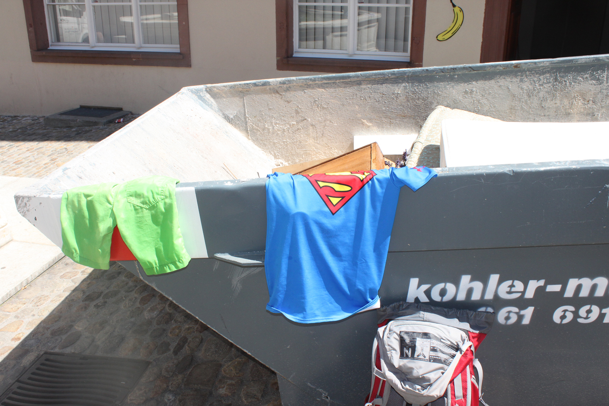 Auch Superhelden brauchen Mal eine Pause.