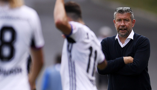 Basel Trainer Urs Fischer im Fussball Meisterschaftsspiel der Super League zwischen dem FC Vaduz und dem FC Basel, im Stadion Rheinpark in Vaduz, am Sonntag, 31. Juli 2016. (KEYSTONE/Nick Soland)