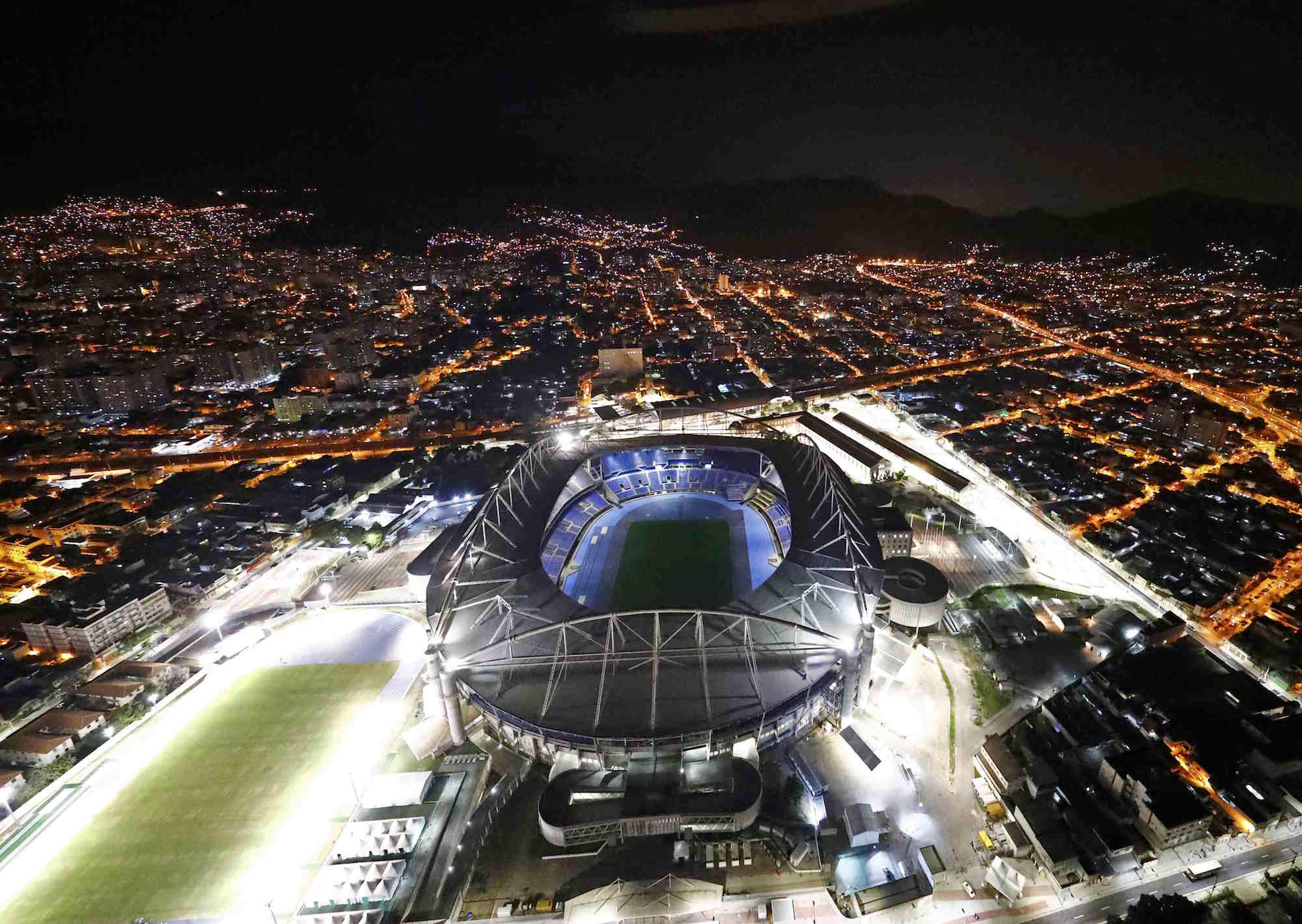 An aerial view of the Olympic Stadium in Rio de Janeiro, Brazil, less than two weeks before the start of the Rio 2016 Olympic Games, July 23, 2016. REUTERS/Pawel Kopczynski