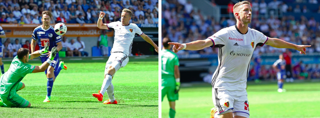 Das 3:2 gegen den FC Luzern: Marc Janko schiesst und geniesst den Moment nach dem Sieg bringenden Treffer.