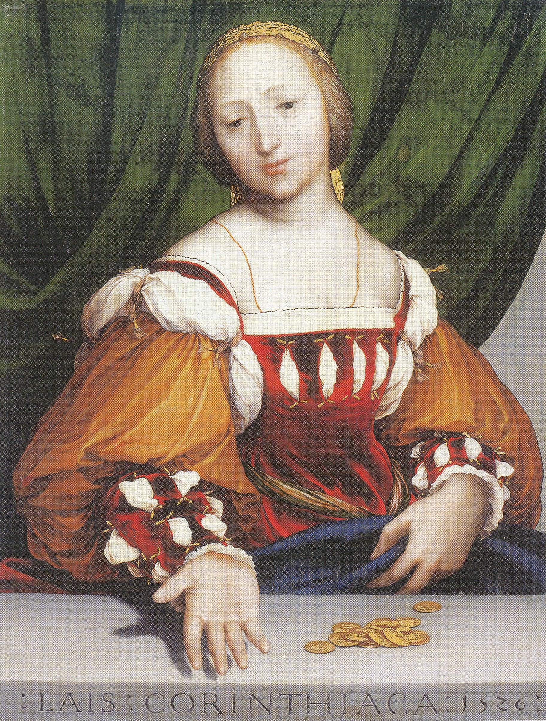 Der Lohn für ihre Liebsdienste soll astronomisch gewesen sein: Die Hetäre oder Edel-Prostituierte Lais von Corinth auf einem Gemälde von Hans Holbein d. J. (1526).