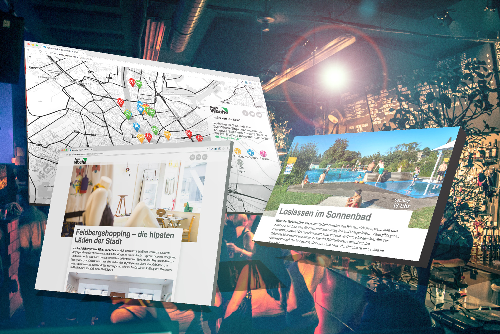 Wo Basel am Schönsten, Coolsten, Spannendsten ist – der TagesWoche-City Guide «72 Stunden in Basel».