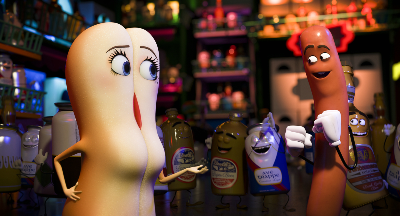 Wie die Wurst ins Brötchen: Brenda und Frank, das Liebespaar der «Sausage Party».