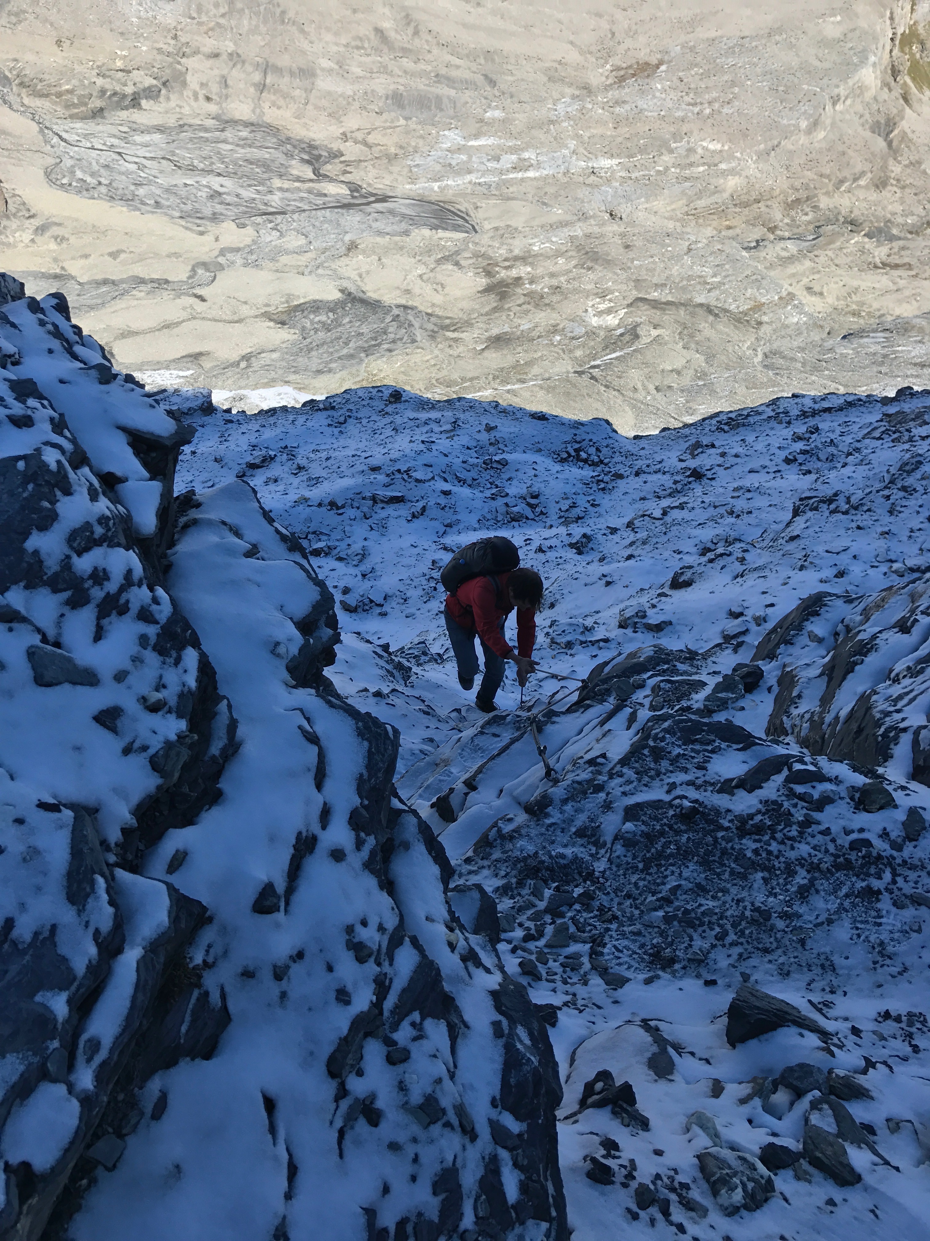 Steile Sache: Aufstieg zum Schwarzhorn.