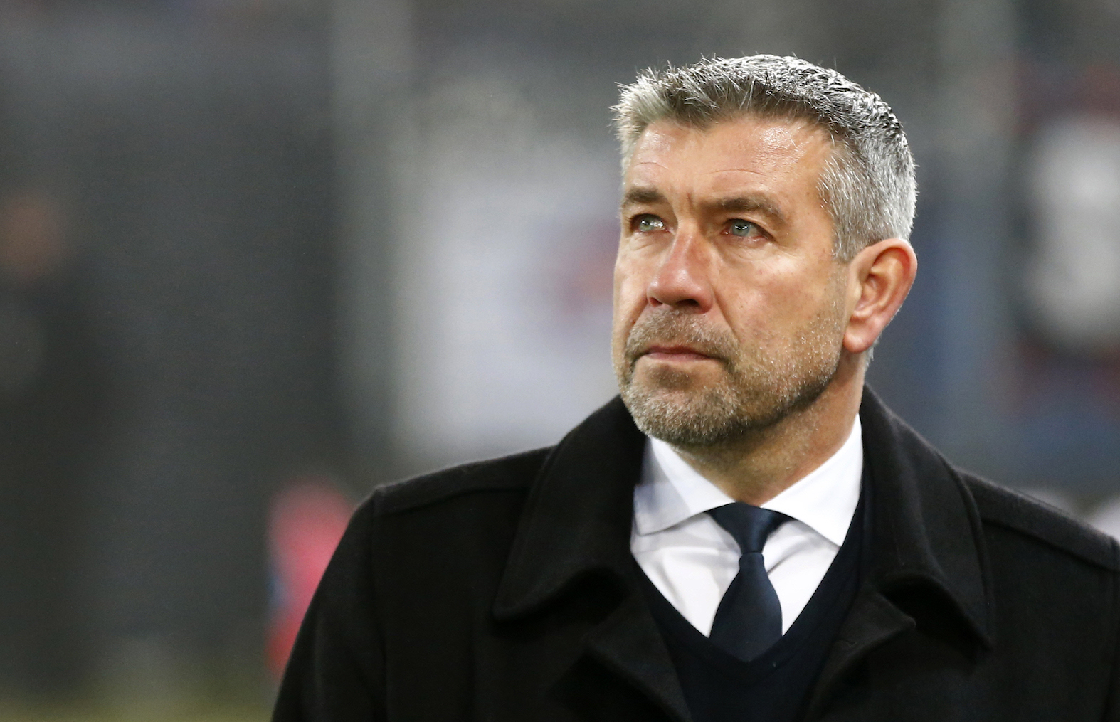 Football Soccer - FC Basel v Arsenal - UEFA Champions League Group Stage - Group A - St.Jakob-Park, Basel, Switzerland - 6/12/16 FC Basel coach Urs Fischer before the match Reuters / Arnd Wiegmann Livepic EDITORIAL USE ONLY.