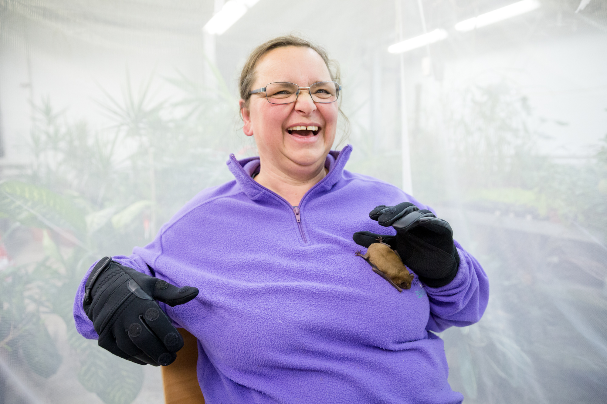 Lucretia Wyss darf eigentlich keine persönliche Beziehung zu ihren Fledermäusen aufbauen, scheitert aber regelmässig an diesem Anspruch.