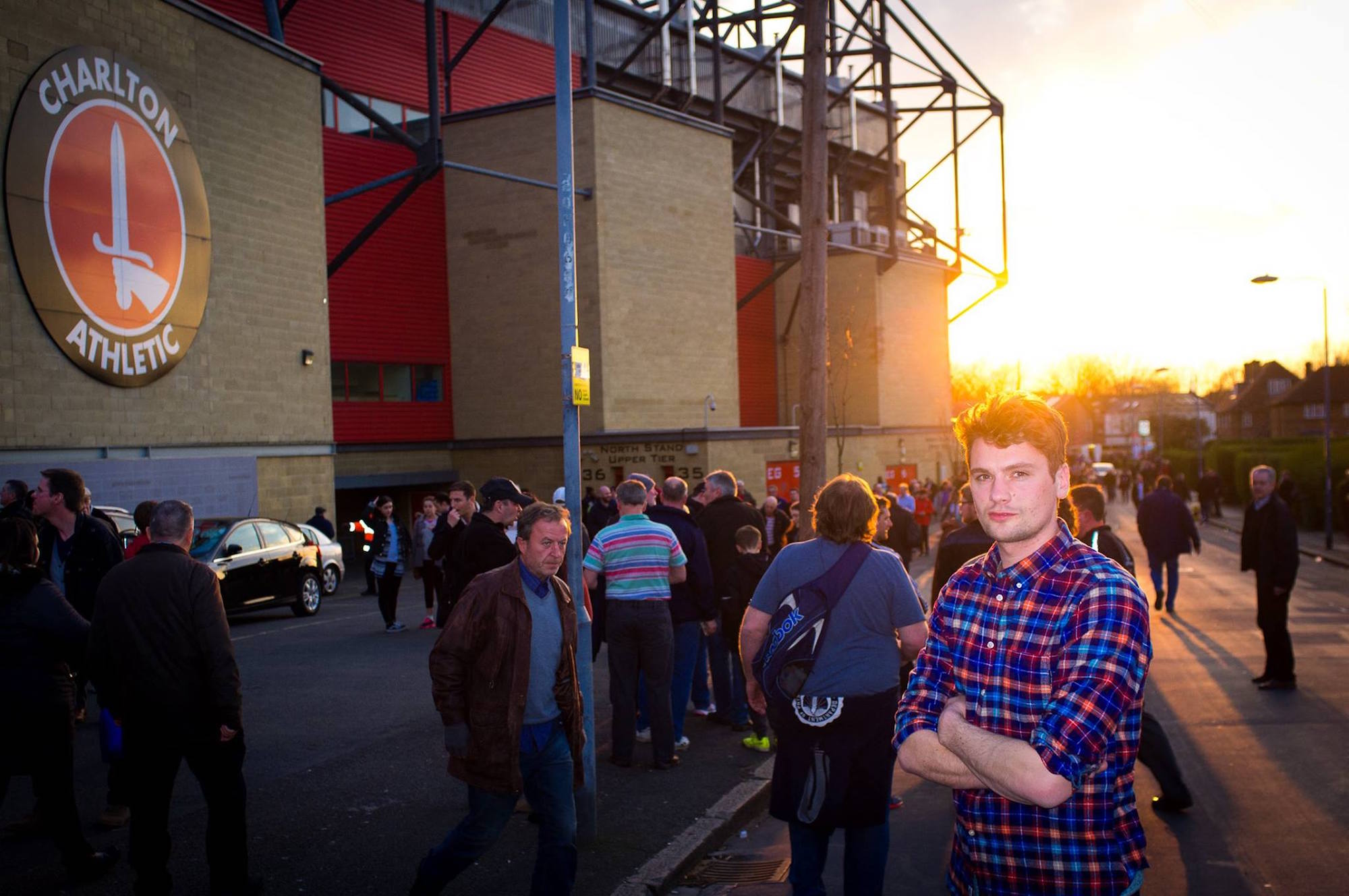 Paul Baaijens vor dem Selhurst Park.