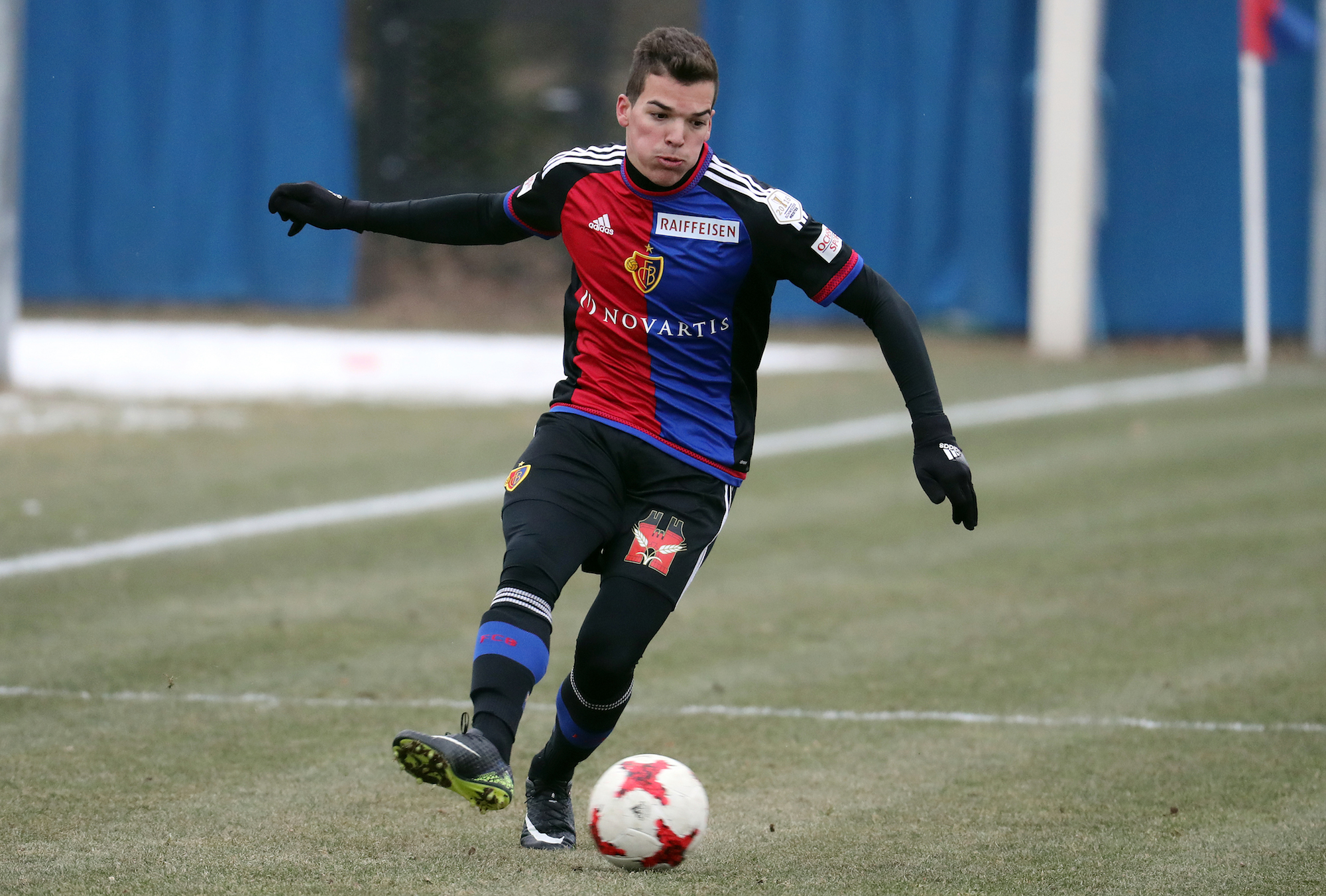 Basel, 25.01.2017, Fussball Testspiel - FC Basel - FC Chiasso. Kevin Bua (FCB). (Giuseppe Esposito/EQ Images)