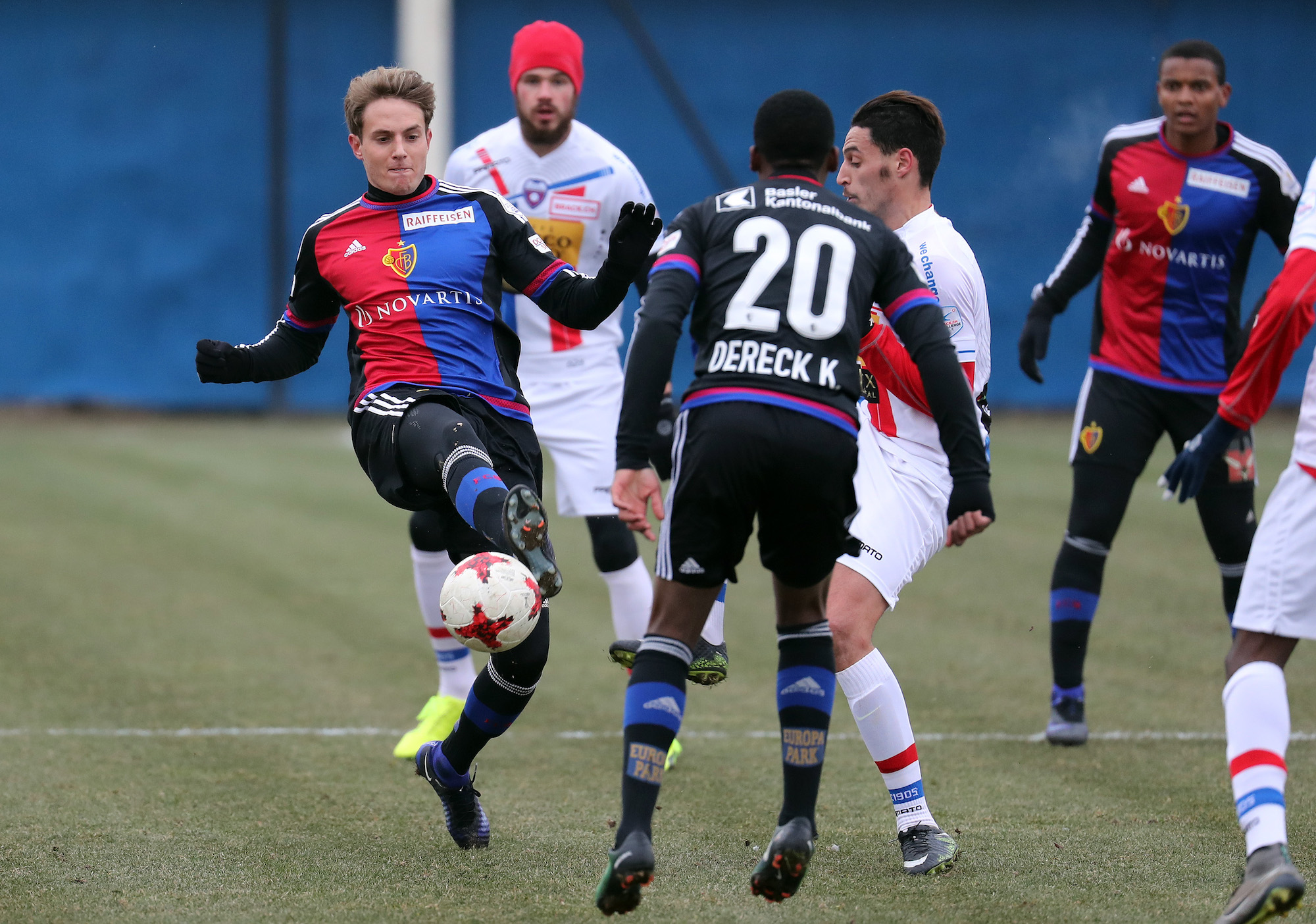 Basel, 25.01.2017, Fussball Testspiel - FC Basel - FC Chiasso. Daniel Hoegh (FCB). (Giuseppe Esposito/EQ Images)