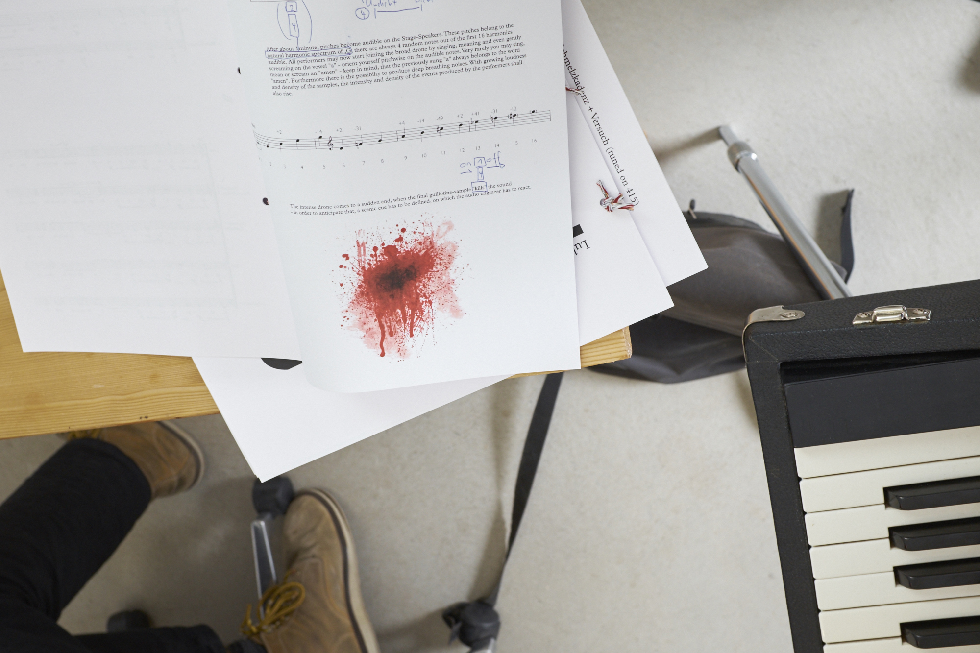 Lukas Huber, Schwein tot