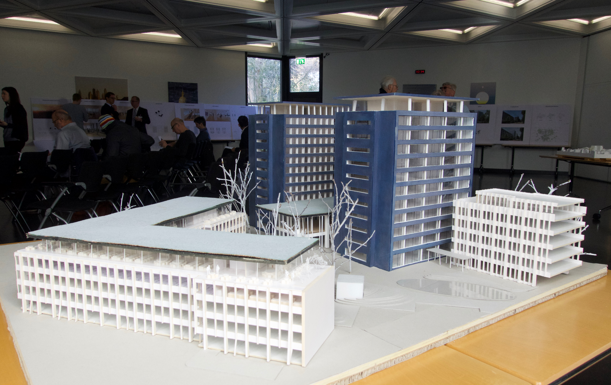 Modell des Helvetia Campus.
