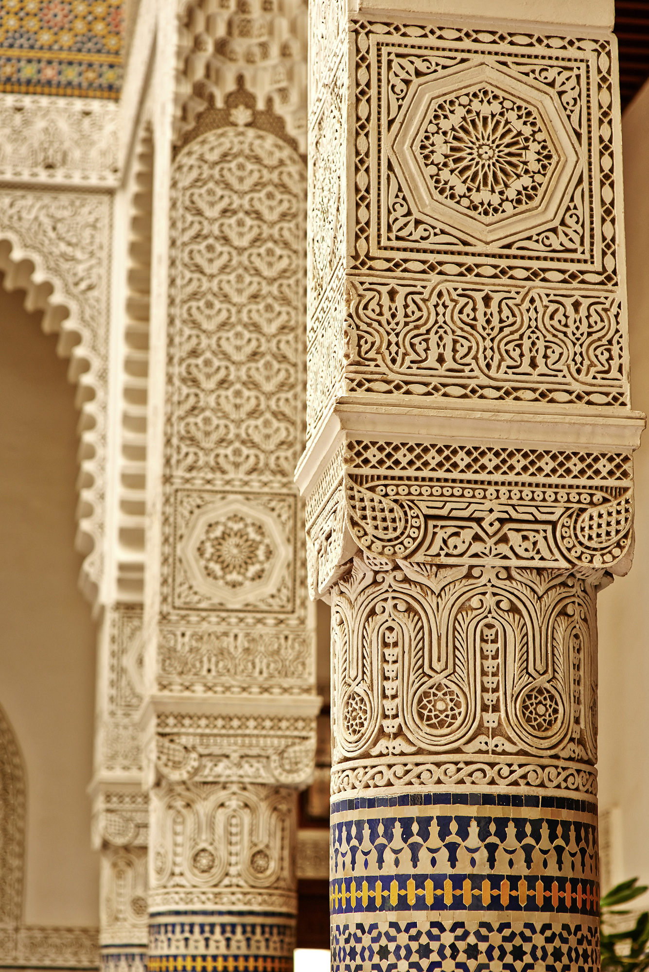 Maroc, Fes, Riad Fes Relais et Chateaux, Architecture