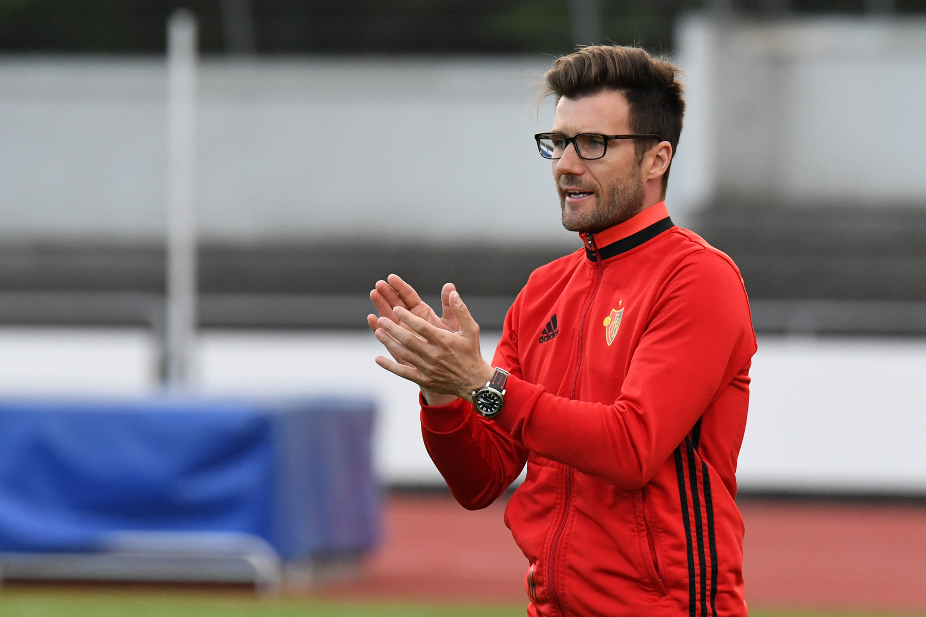 FC Basel U21 Trainer: Raphael Wicky Foto: Uwe Zinke