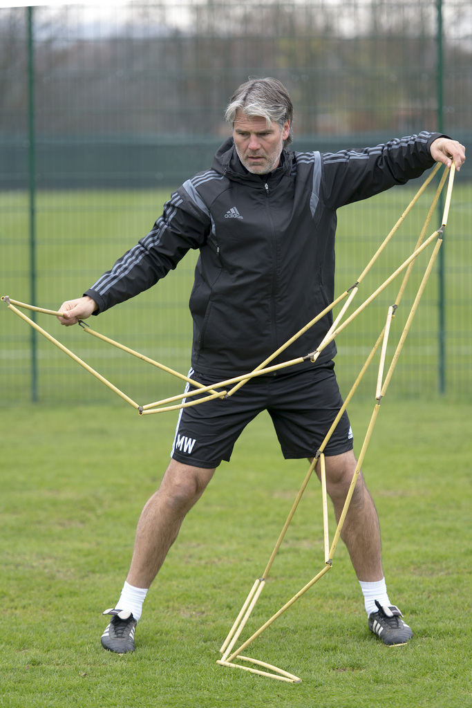 Marco Walker, fitness coach of Switzerland's soccer team FC Basel, during a training session in the St. Jakob-Park training area in Basel, Switzerland, on Wednesday, November 25, 2015. Switzerland's FC Basel 1893 is scheduled to play against Italy's ACF Fiorentina in an UEFA Europa League group I group stage matchday 5 soccer match on Thursday, November 26, 2015. (KEYSTONE/Georgios Kefalas)