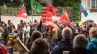 <p>Der Demonstrationszug ging vom Messeplatz über die Wettsteinbrücke zum Barfüsserplatz.</p>