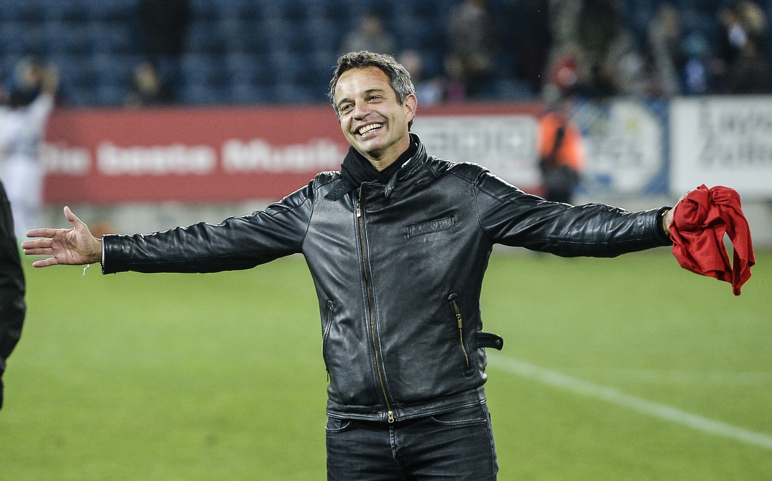 28.04.2017; Luzern; Fussball Super League - FC Luzern - FC Basel; Praesident Bernhard Heusler (Basel) (Daniela Frutiger/freshfocus)
