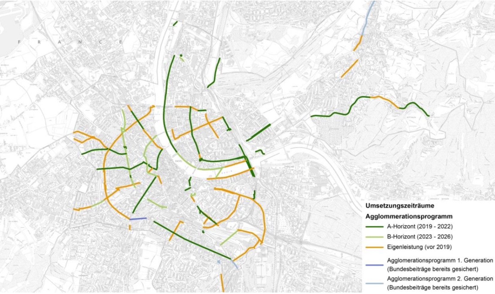 Aktionsplan zur Umsetzung des priorisieren Veloroutennetzes