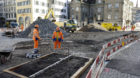 Die öffentliche Hand lässt im zweiten Quartal etwas weniger bauen als noch zu Jahresbeginn - das schlägt sich in den Tiefb