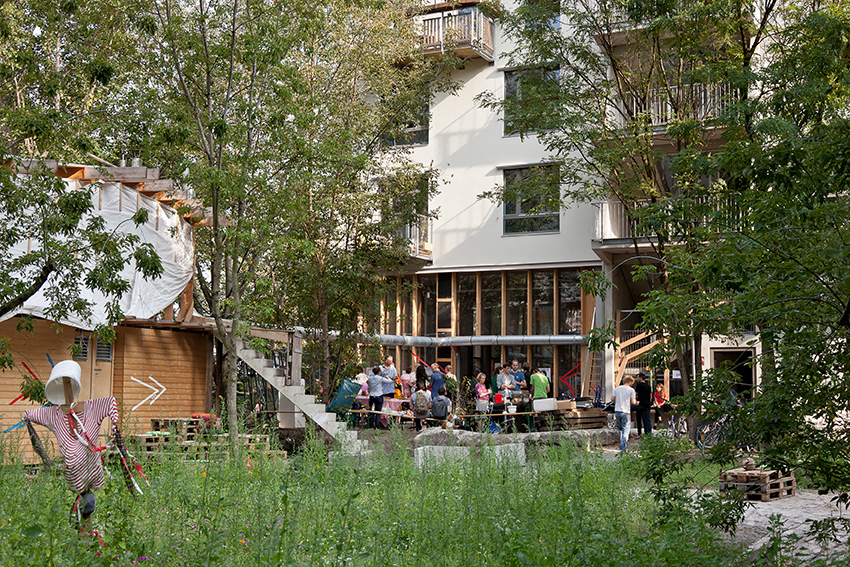 In Berlin bereits Realität: Gemeinschaftliches Wohnen in der Spreefeld-Genossenschaft in Berlin.