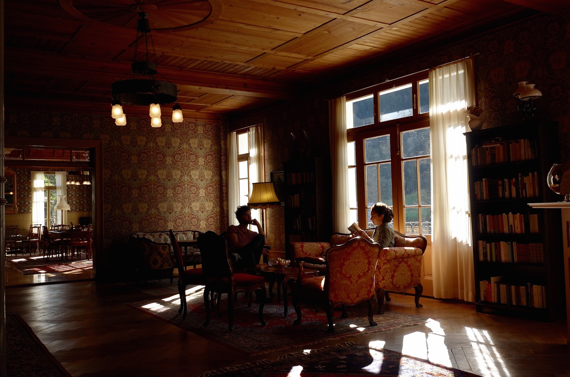 Raum zum Denken: ein Salon, der seiner Bezeichnung gerecht wird.