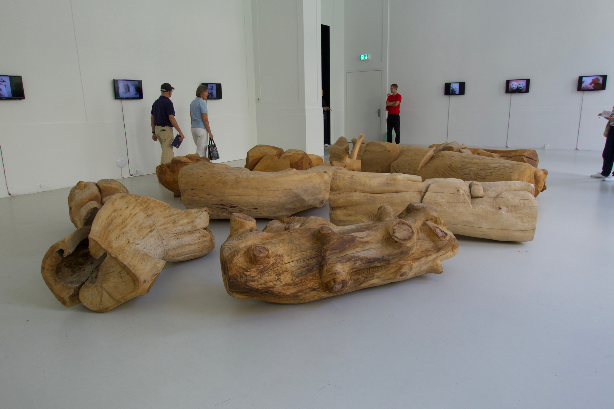 «Schlachtfeld/Alterswerk» von Miriam Cahn im Museum der Kulturen.