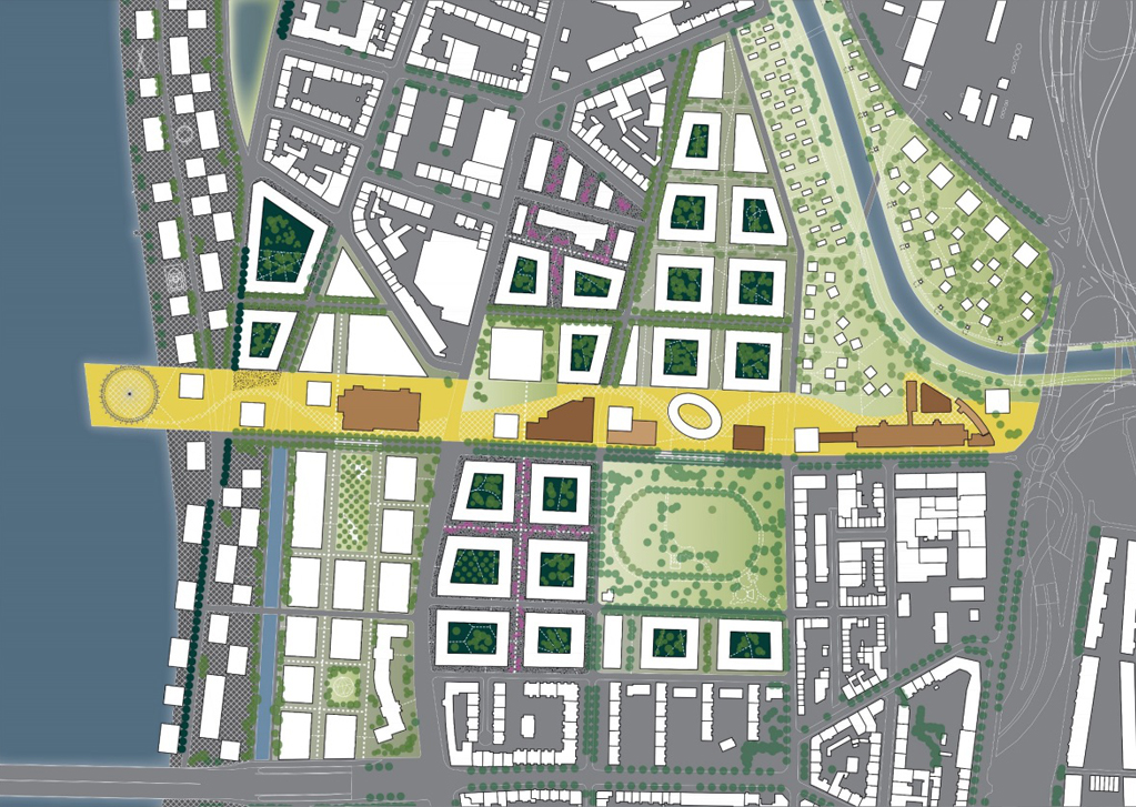 Plan des Teams OMA aus Rotterdam.