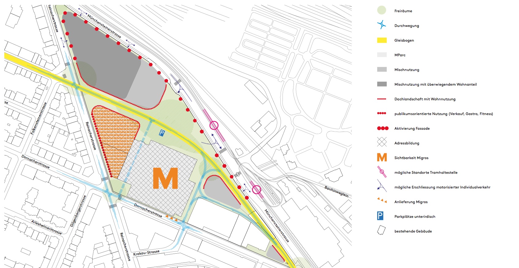 Richtplan Dreispitz Nord.