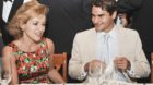 Anne Sophie Mutter mit Roger Federer  
Empfang zu Ehren von Roger-Federer und Enth¸llung seiner Ehrentafel von dem Hotel Bas
