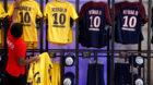 Soccer Football - Paris Saint-Germain F.C. - Neymar Jr Press Conference - Paris, France - August 4, 2017   Neymar Jr shirts f