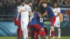 YB's Miralem Sulejmani reacts after ZSKA's scored the second goal during the the UEFA Champions League playoff match between 