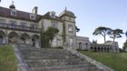 Und das ist erst die Freitreppe von Fowey Hall.