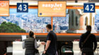 Der EuroAirport ist immer mehr in Orange getaucht.