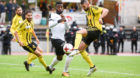 17.09.2017; Basel; Fussball Schweizer Cup - BSC Old Boys Basel - BSC Young Boys; Old Boys Arianit Tasholli gegen Jean-Pierre 