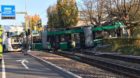 Der Unfallort bei der Rennbahnkreuzung in Muttenz ist für Trams wieder befahrbar. 