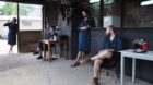 Aufwärmzeit für «Money Piece I» in Athen mit Performern aus der Schweiz und aus Griechenland.