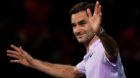 Tennis - ATP World Tour Finals - The O2 Arena, London, Britain - November 14, 2017   Switzerland's Roger Federer waves to the