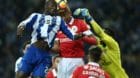 epa06362649 FC Porto's player Danilo Pereira (L) in action against Benfica's player Luisao (C), during their Portuguese First