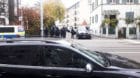 Die Basler Polizei bei der Räumung an der Gärtnerstrasse 112.
