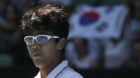 Tennis - Australian Open - Quarterfinals - Rod Laver Arena, Melbourne, Australia, January 24, 2018. Chung Hyeon of South Kore