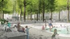 Wasserbecken, Buvette und Baumhalle: Der Winkelriedplatz soll zur Oase werden.