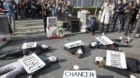 Opfer der Sparmassnahmen im Bildungswesen: Demonstrationsteilnehmer in Liestal.