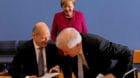 German Chancellor and leader of the Christian Democratic Union (CDU) Angela Merkel, leader of the Christian Social Union (CSU