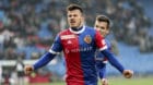 18.03.2018; Basel; Fussball Super League - FC Basel - FC Sion; Albian Ajeti (Basel) jubelt nach dem Tor zum 1:0 (Giuseppe Esp