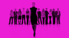 Bildnummer: 53125766  Datum: 15.05.2009  Copyright: imago/McPHOTO
business woman walking and leading the team in front of the