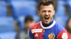 10.05.2018; Basel; Fussball Super League - FC Basel - BSC Young Boys ;Albian Ajeti (Basel) jubelt nach dem Tor zum 4:0 (Urs