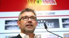 Pressekonferenz PK Vorstellung Trainer Urs Fischer / / Fuﬂball Fussball / zweite 2.Bundesliga Herren DFL / Saison 2018/2019